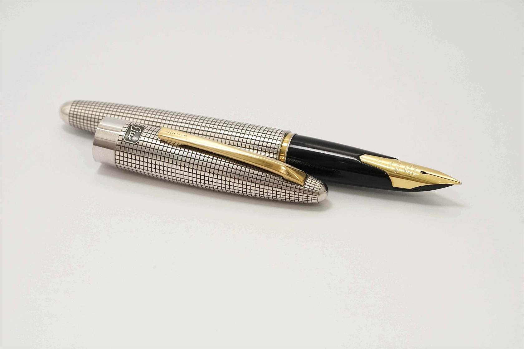 Elite 万年筆 K750 ホワイト 希少 万年筆 18K 筆記未確認 【公式通販】